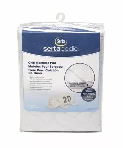 SertaPedic Fitted Crib Mattress Pad