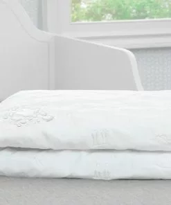 SertaPedic Crib Mattress Liner Pads (Pack Of 2)| Extra Protection For Baby’s Crib With Nanotex Technology| 100% Waterproof (White) Sheets & Mattress Covers