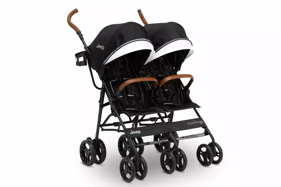 Jeep Strollers PowerGlyde Plus Side X Side Double Stroller 4 Jeep Strollers PowerGlyde Plus Side X Side Double Stroller