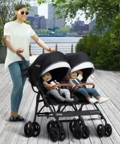 Jeep Strollers PowerGlyde Plus Side X Side Double Stroller