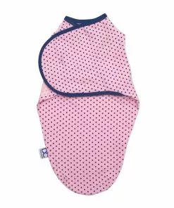 Delta Children Little Lambs Adjustable Swaddle Wrap - Size Large, Fits Babies 3-6 Months/14-18 Lbs.