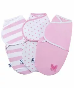 Delta Children Sale Little Lambs Adjustable Swaddle Wrap - Size Small/Medium, Fits Babies 0-3 Months/7-14 Lbs., 3-Pack