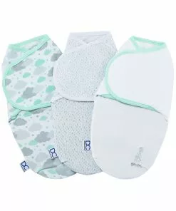 Delta Children Sale Little Lambs Adjustable Swaddle Wrap - Size Small/Medium, Fits Babies 0-3 Months/7-14 Lbs., 3-Pack