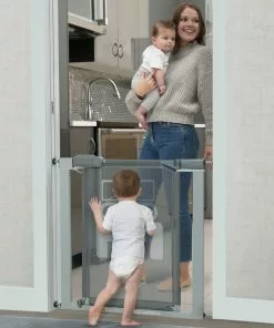 Jeep Adjustable Baby Safety Gate - Easy Fit Pressure Mount Design With Walk-Through Door Sale