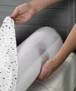 Delta Children Foam Bed Rails Inflatable Bed Rails For Toddlers & Kids With Foot Pump (2 Pack)