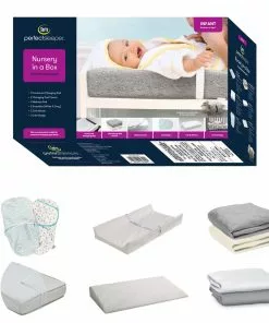 Serta 9-Piece Nursery-in-a-Box Set Sheets & Mattress Covers