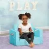 Delta Children Kids’ Chairs Unicorn Cozee Flip Out Chair - 2-in-1 Convertible Chair To Lounger For Kids