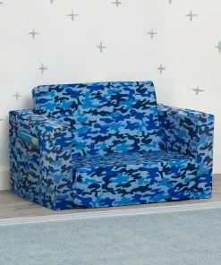 Delta Children Cozee Flip-Out Chair - 2-in-1 Convertible Chair To Lounger For Kids Kids’ Chairs