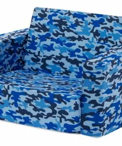 Delta Children Cozee Flip-Out Chair - 2-in-1 Convertible Chair To Lounger For Kids Kids’ Chairs