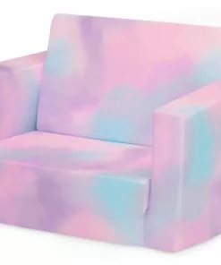 Delta Children Cozee Flip-Out Chair - 2-in-1 Convertible Chair To Lounger For Kids Kids’ Chairs