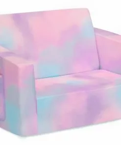 Delta Children Cozee Flip-Out Chair - 2-in-1 Convertible Chair To Lounger For Kids Kids’ Chairs