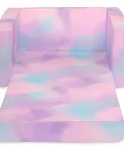 Delta Children Cozee Flip-Out Chair - 2-in-1 Convertible Chair To Lounger For Kids Kids’ Chairs