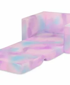 Delta Children Cozee Flip-Out Chair - 2-in-1 Convertible Chair To Lounger For Kids Kids’ Chairs