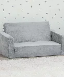 Kids’ Chairs Serta Perfect Sleeper Extra Wide Convertible Sofa To Lounger - Comfy 2-in-1 Flip Open Couch/Sleeper For Kids