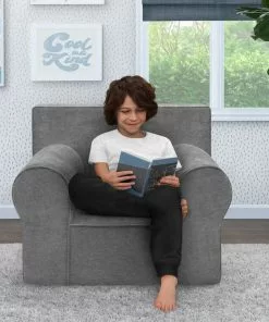 Delta Children Personalization Personalized XL Cozee Foam Chair For Kids - Our Largest Chair