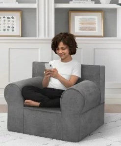 Delta Children Personalization Personalized XL Cozee Foam Chair For Kids - Our Largest Chair