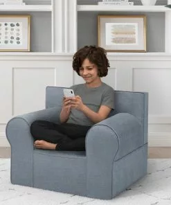 Delta Children Personalization Personalized XL Cozee Foam Chair For Kids - Our Largest Chair