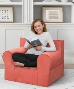 Delta Children Personalization Personalized XL Cozee Foam Chair For Kids - Our Largest Chair