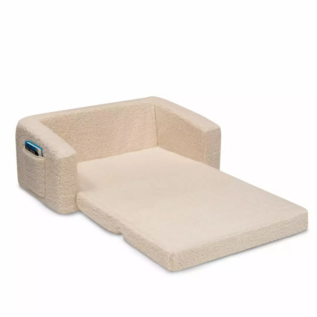 Delta Children Cozee Flip-Out Sherpa 2-in-1 Convertible Sofa To Lounger For Kids 20 Delta Children Cozee Flip-Out Sherpa 2-in-1 Convertible Sofa To Lounger For Kids