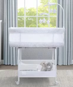Delta Children SmartSleep Auto Glide Bassinet With Bluetooth