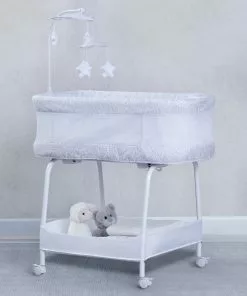 Delta Children SmartSleep Auto Glide Bassinet With Bluetooth