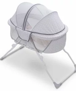 Delta Children Bassinets EZ Fold Ultra Compact Travel Bassinet