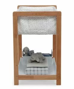 Delta Children Classic Wood Bedside Bassinet Sleeper - Portable Crib With High-End Wood Frame Bassinets