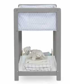 Delta Children Classic Wood Bedside Bassinet Sleeper - Portable Crib With High-End Wood Frame Bassinets