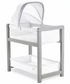 Delta Children Classic Deluxe Wood Bedside Bassinet Sleeper Bassinets