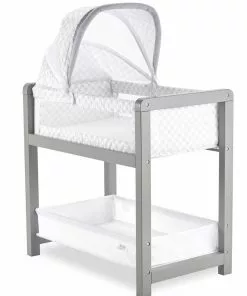 Delta Children Classic Deluxe Wood Bedside Bassinet Sleeper Bassinets