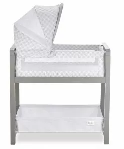 Delta Children Classic Deluxe Wood Bedside Bassinet Sleeper Bassinets