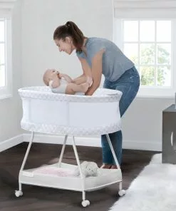 Delta Children Bassinets Sweet Dreams Bassinet With Airflow Mesh