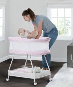 Delta Children Bassinets Sweet Dreams Bassinet With Airflow Mesh 17 Delta Children Bassinets Sweet Dreams Bassinet With Airflow Mesh
