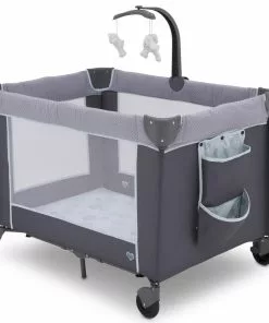 Delta Children LX Deluxe Portable Baby Play Yard With Removable Bassinet And Changing Table Play Yards