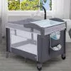 Delta Children LX Deluxe Portable Baby Play Yard With Removable Bassinet And Changing Table Play Yards