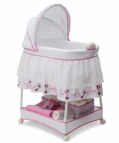 Delta Children Minnie Boutique Gliding Bassinet