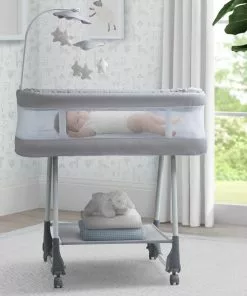 Simmons Kids Bassinets Shooting Star Rocking Bassinet With Air Flow Mesh