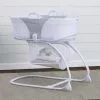 Delta Children Bassinets 2-in-1 Moses Basket Bedside Bassinet Sleeper