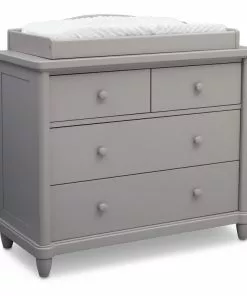 Simmons Kids Dressers & Changing Tables Belmont 4 Drawer Dresser With Changing Top