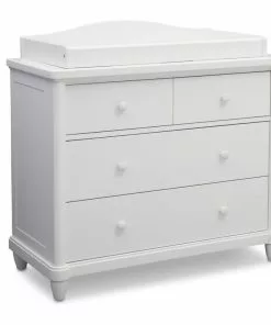 Simmons Kids Dressers & Changing Tables Belmont 4 Drawer Dresser With Changing Top