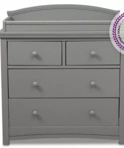 Simmons Kids Emma 4 Drawer Dresser With Changing Top Dressers & Changing Tables