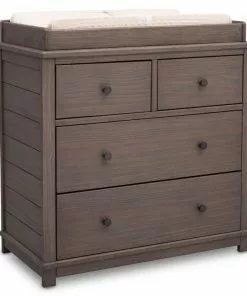 Simmons Kids Dressers & Changing Tables Monterey 4 Drawer Dresser With Changing Top