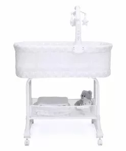 Delta Children Bassinets SleepCool Rocking Bassinet With Airflow Mesh