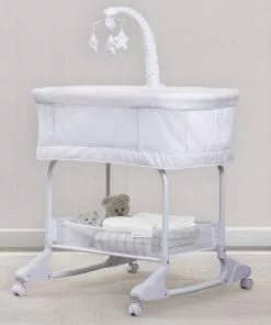 Delta Children Bassinets SleepCool Rocking Bassinet With Airflow Mesh