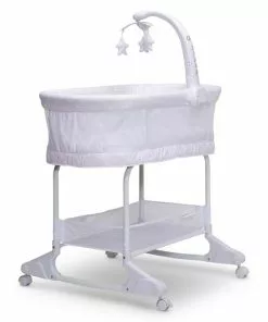 Delta Children Bassinets SleepCool Rocking Bassinet With Airflow Mesh