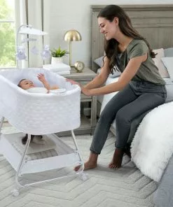 Nod Bassinet - Smart Sleeper Compatible With Amazon Alexa, Google Assistant And Delta Children Connect App Bassinets