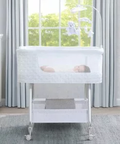 Nod Bassinet - Smart Sleeper Compatible With Amazon Alexa, Google Assistant And Delta Children Connect App Bassinets