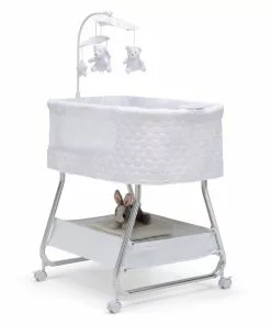 Nod Bassinet - Smart Sleeper Compatible With Amazon Alexa, Google Assistant And Delta Children Connect App Bassinets