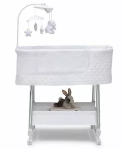 Nod Bassinet - Smart Sleeper Compatible With Amazon Alexa, Google Assistant And Delta Children Connect App Bassinets