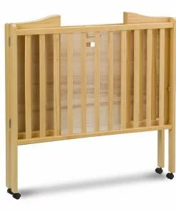 Delta Children Folding Portable Mini Baby Crib With 1.5-inch Mattress Baby Cribs